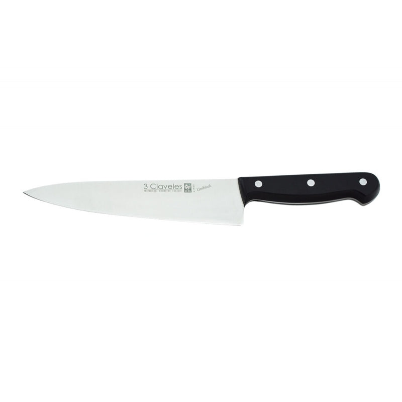 Cuchillo  Uniblock 20 cm cocinero. 3 Claveles